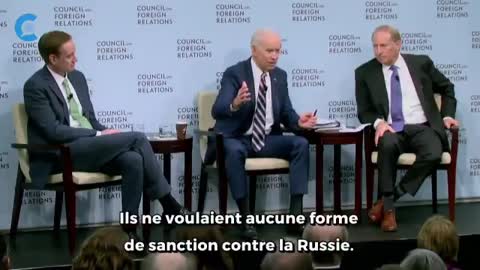 Au Conseil des relations extérieures. Joe Biden