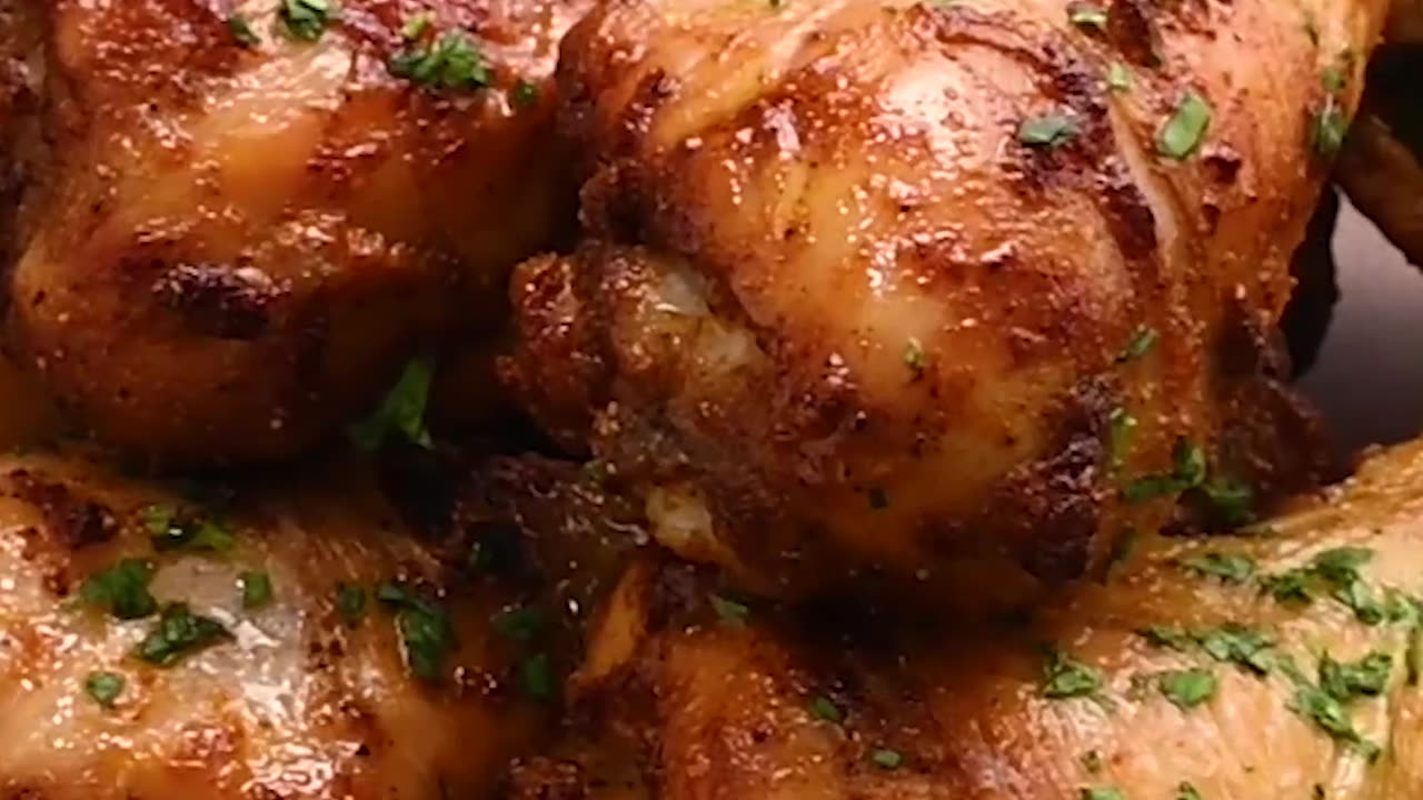 Baked chicken drumsticks