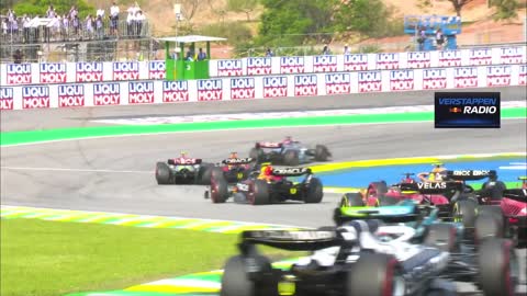 Verstappen and Hamilton Collide At Interlagos! 2022 Sao Paulo Grand Prix