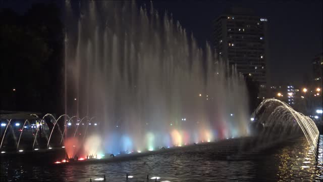 The most Beautiful Fountain at Salvador in Santiago, Chile