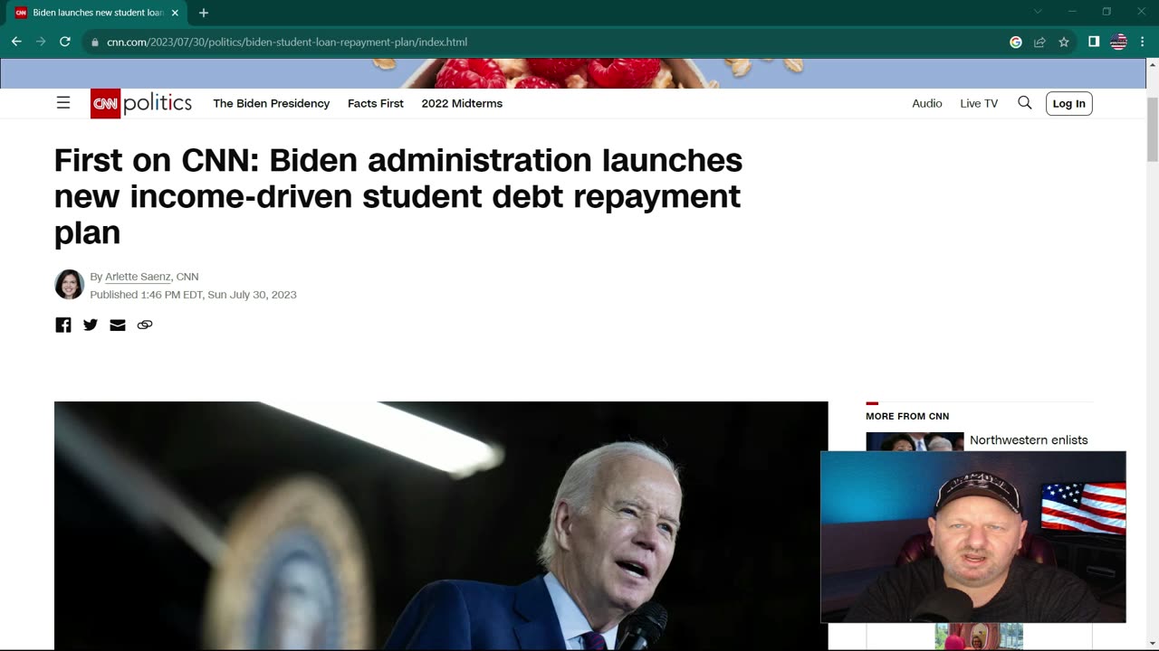 Biden Admin Launches Income Based Student Loan Debt Repayment Program