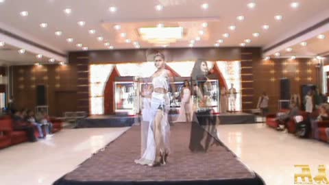 Modeling fashion show video
