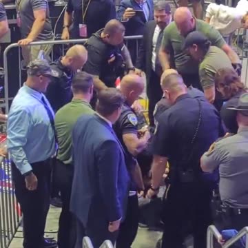 A VIOLENT LEFTIST JUST TRIED TO BREACH SECURITY AT TRUMP'S PA RALLY