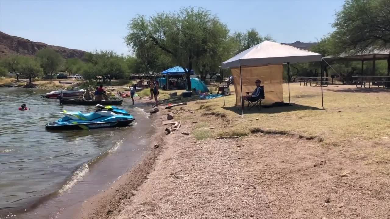 Jet Ski & Canopy on Canyon Lake, AZ