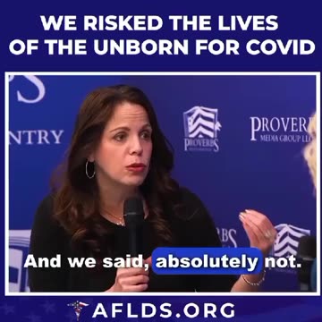 WE RISKED THE LIVES OF THE UNBORN FOR COVID