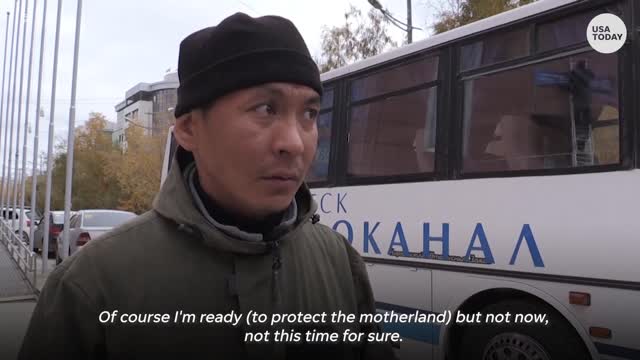 Russians flee after Putin announces military mobilization order