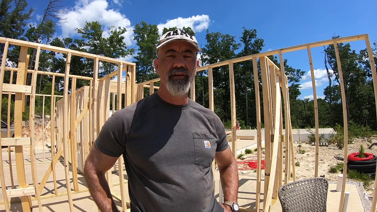 DIY Framing was ALL WRONG - My Step Son came to my rescue