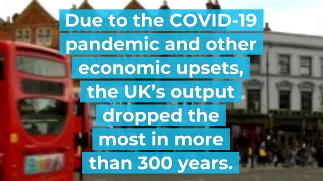 UK Economy Fell a Record 11 in 2020 Worst Drop Since 1709