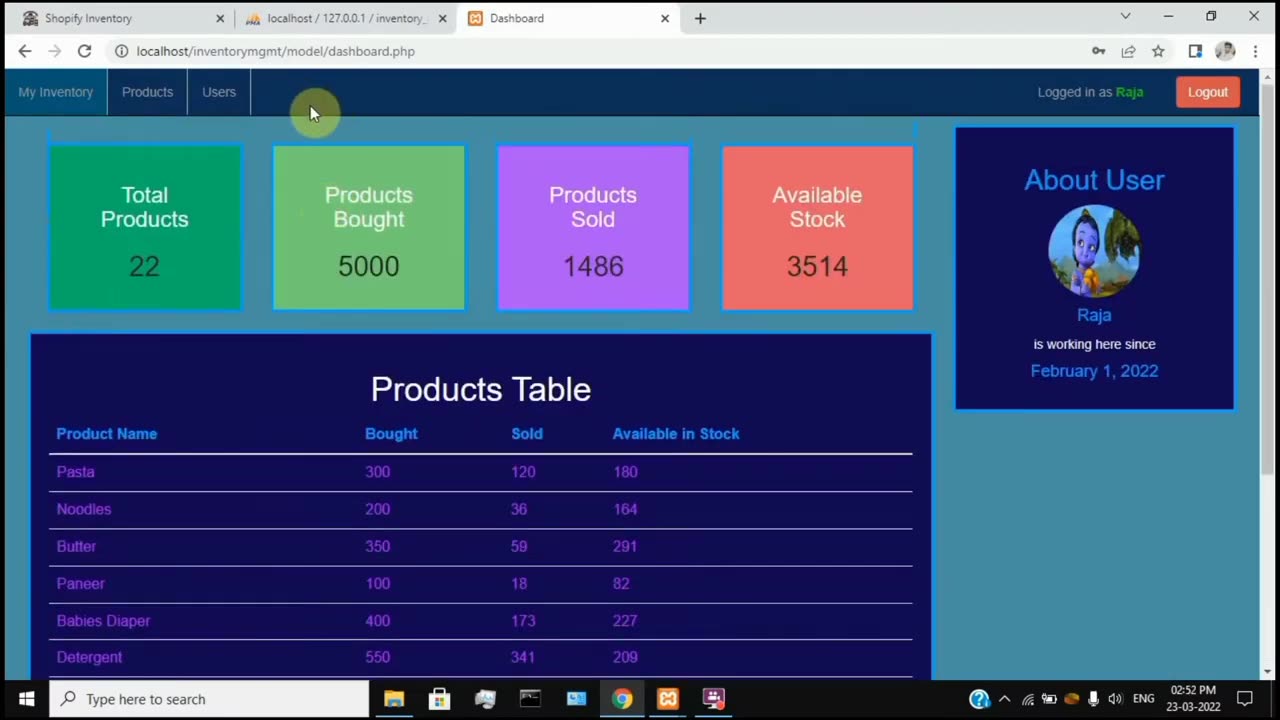 🏬Inventory Management System Project using PHP | Free Source Code😉 | Tamil Explanation