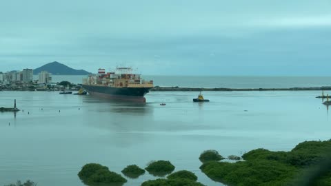 Manobra Navio Porto de Itajaí/SC