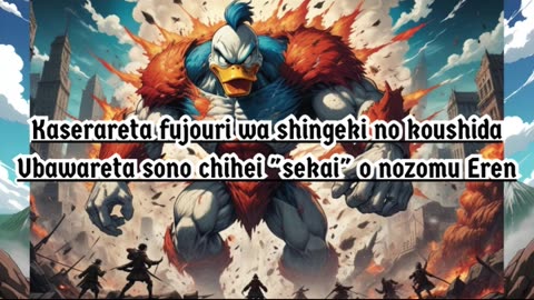 [Donald Duck sings/AI Cover] AttackonTitan/ShingekinoKyojin S1 OP Linked Horizon - Guren no Yumiya