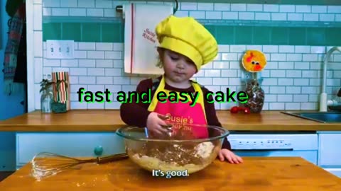 Makes fast & easy chocolate cake 🎂