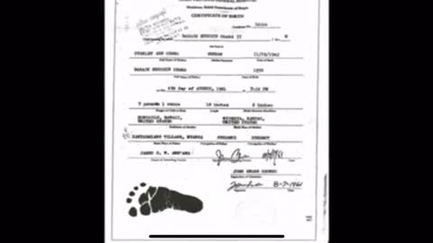 Let’s revisit the Barak Hussein Obama birth certificate