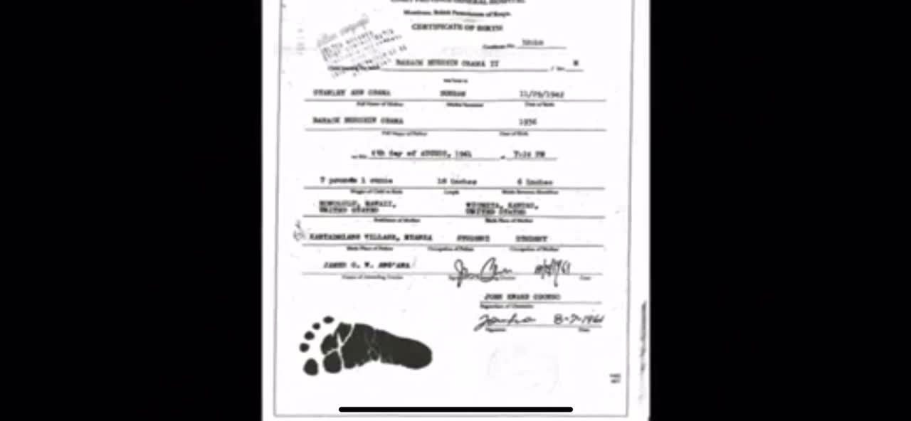 Let’s revisit the Barak Hussein Obama birth certificate
