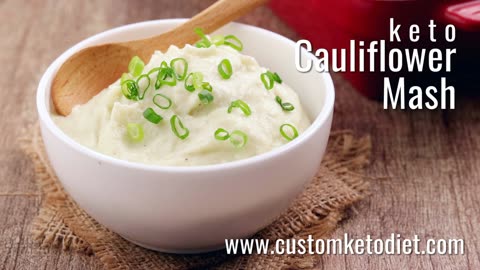 Keto Cauliflower Mash 🥄🌿 | Creamy, Low-Carb & Perfect Potato Alternative!