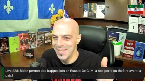 Live 228: Biden permet des frappes loin en Russie: 3e G. M. à nos porte ou théâtre avant la paix?