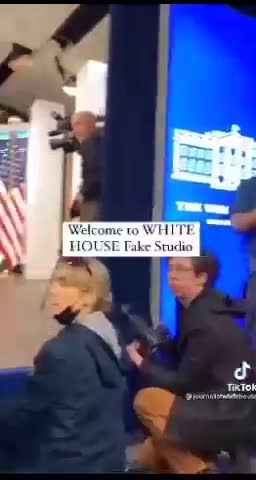 Can you imagine if Trump had a little stage set built for him to mimic the White House?