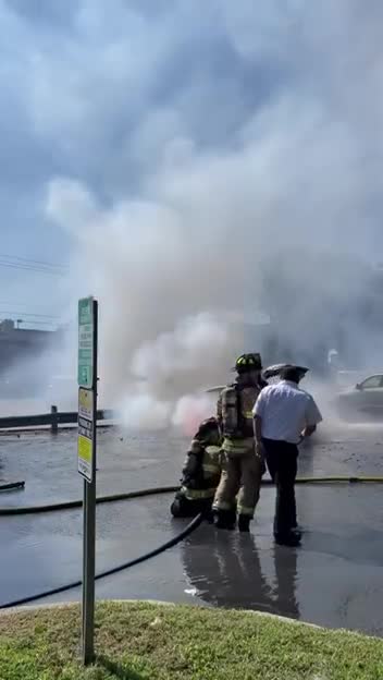 Tesla Car Fire in CT Takes 42 Minutes And 25,000 Gallons of Water to Extinguish