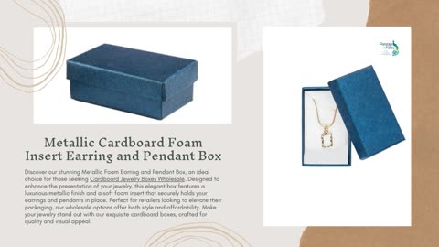 Premium Metallic Jewelry Box - Perfect for Elegant Storage