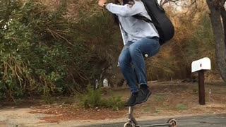 Riding on Handlebars from California to Texas