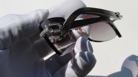 Low Profile Diamond Frame with 55 mm Grey Lenses