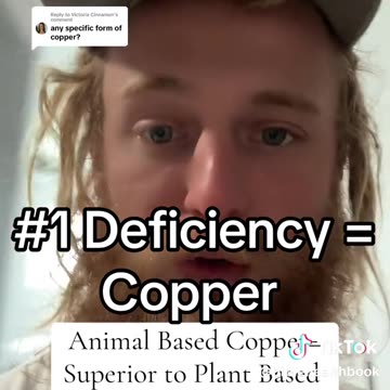 #1 Deficiency is Copper