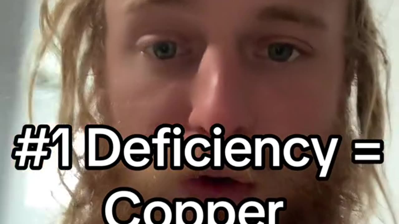 #1 Deficiency is Copper