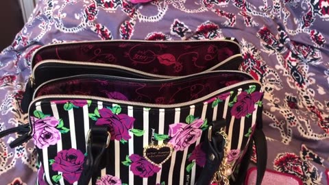 What's in my Betsey Johnson Satchel Bag