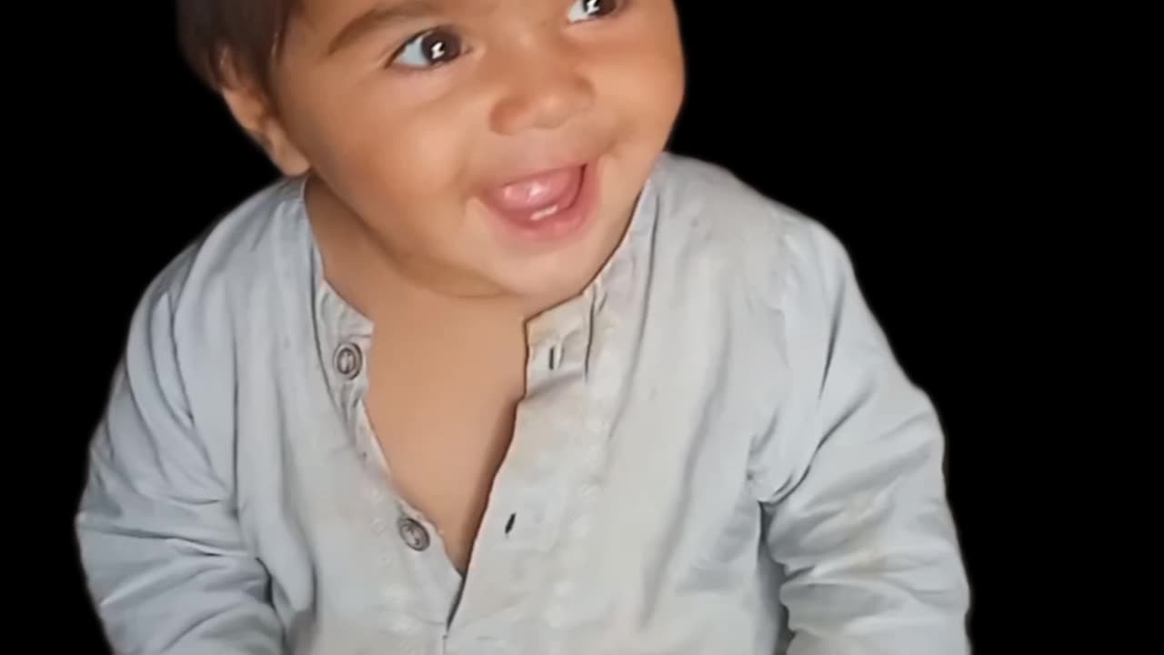 Cute,Funny baby laughing.