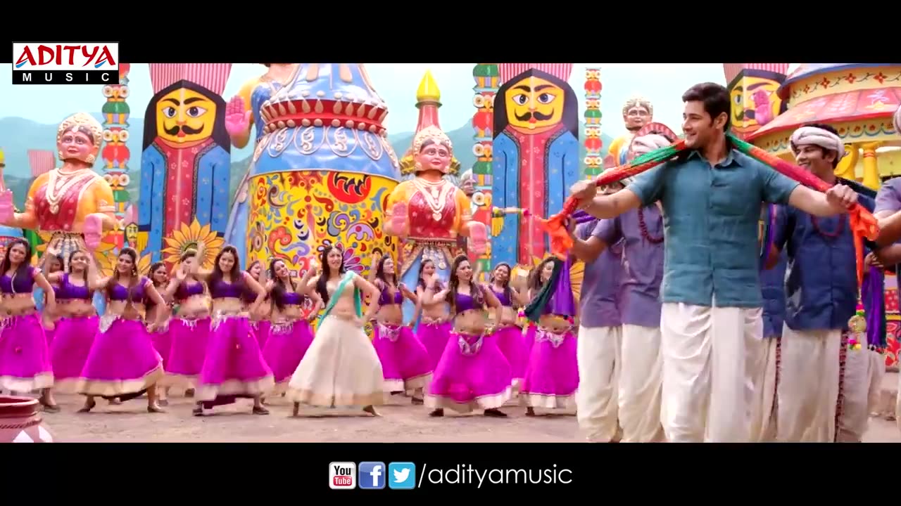 Mahesh Babu-Srimanthudu-Dhimmathirigae Video Song