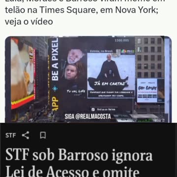 STF SOB BARROSO IGNORA LEI DE ACESSO E OMITE DADOS DE VIAGENS DE MINISTROS.