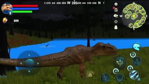 Fierce fight of Tyrannosaurus Rex with other Dinosaurs in Tyrannosaurus Simulator Game - Part 1