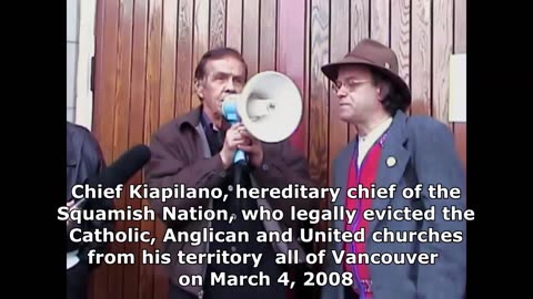 Historic footage of the church occupation that forced out the truth of genocide in Canada