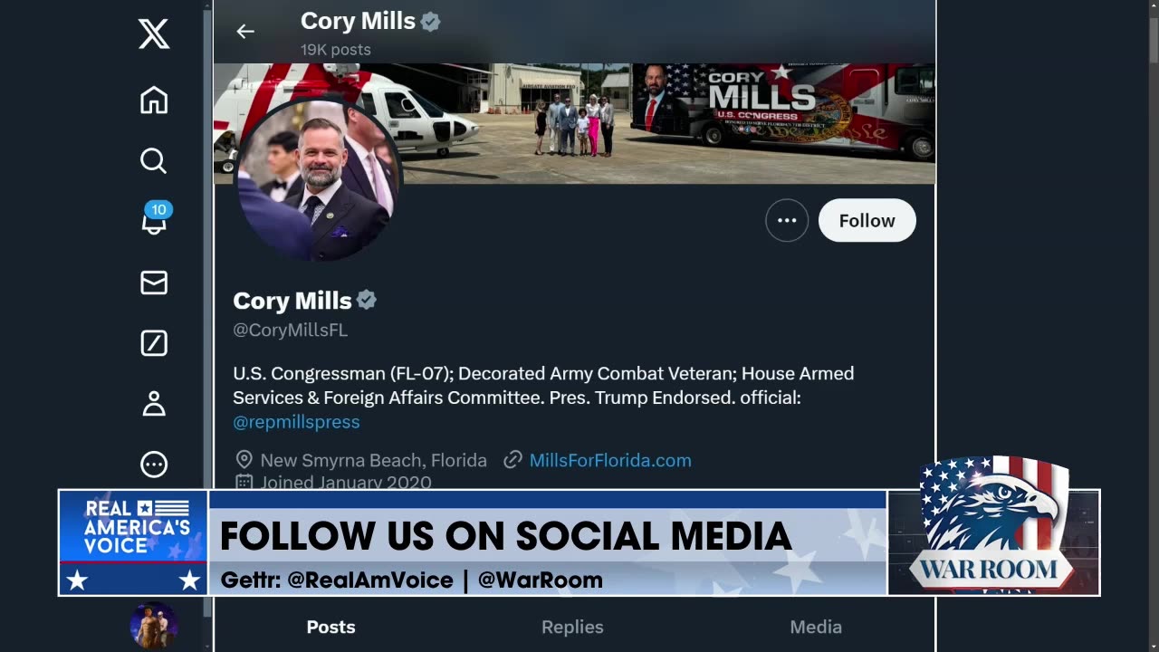 Rep. Cory Mills: "I'd Rather Fight And Lose Than Not Fight At All"