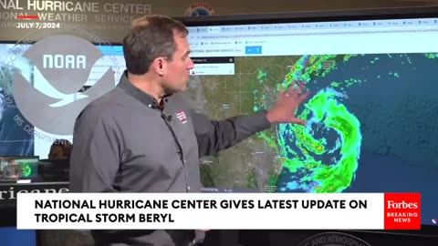 JUST IN National Hurricane Center Gives Latest Update On Tropical Storm Beryl