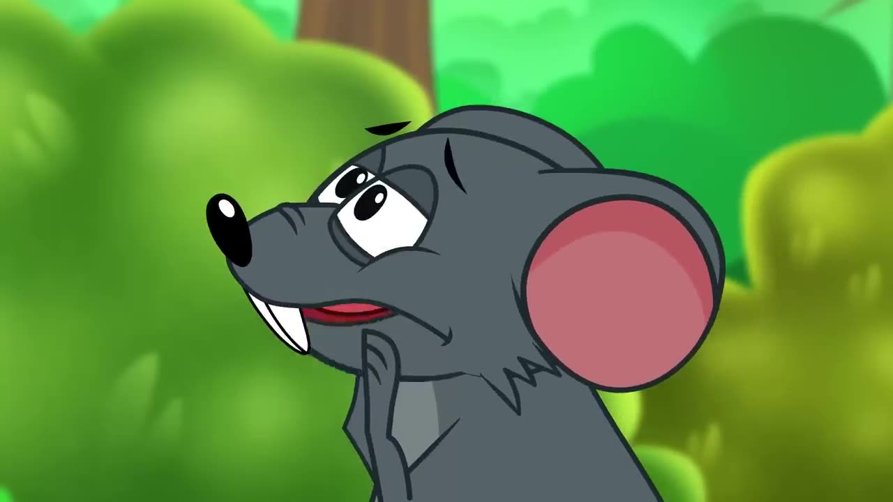 The Lion, The Mouse and The Sleepy Bear | Bedtime Stories for Kids | Animated Fairy Tales