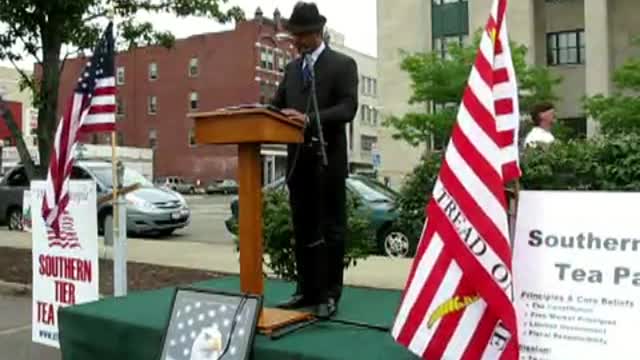 Michael Vass 2010 speech at TEA Party rally, Broome County New York