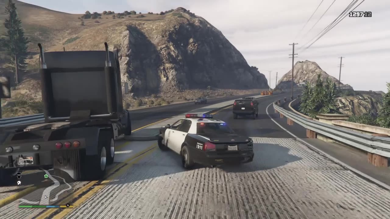 GTA 5 Police Pursuit Driving Police car Ultimate Simulator crazy chase #49