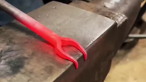 Red-hot metal