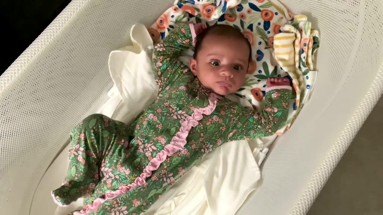 Waking Mishti From Her SNOO June 15, 2021