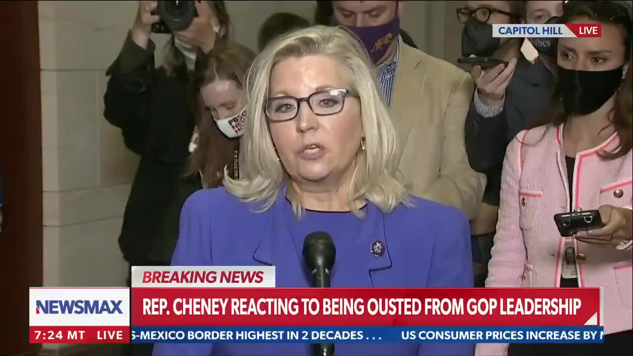 Cheney was removed from House.