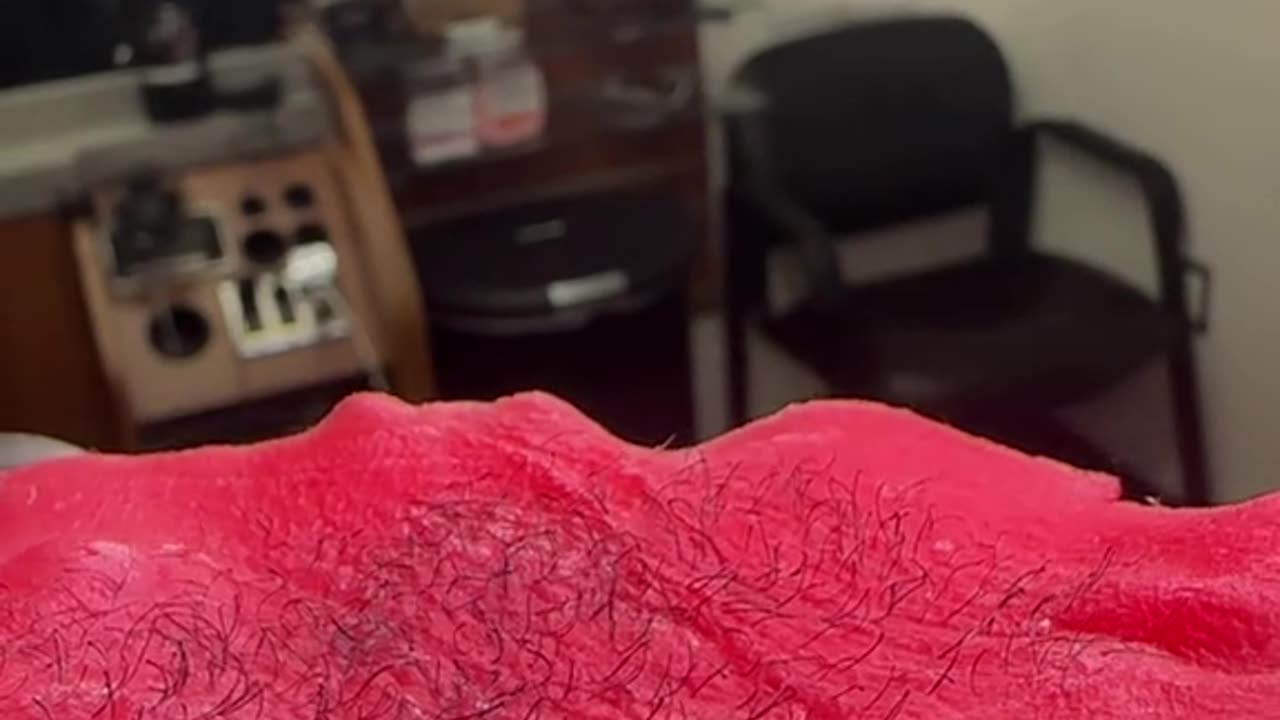 Underarm Wax Strip Reveal with Sexy Smooth Cherry Desire Hard Wax by @kgwaxstudio