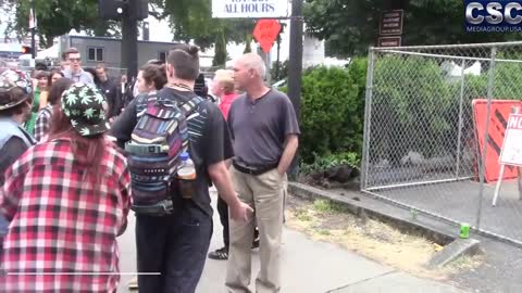 14 Year Old Portland AntiFa Mascot Attempts To Debate Patriot Prayer Joey Gibson