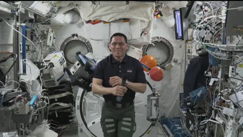 Expedition 69 Astronaut Frank Rubio Talks with ABC’s Good Morning America Aug 11, 2023.
