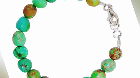 GN-20240919-02 Natural stablish turquoise casual temperament bracelet female jewelry set