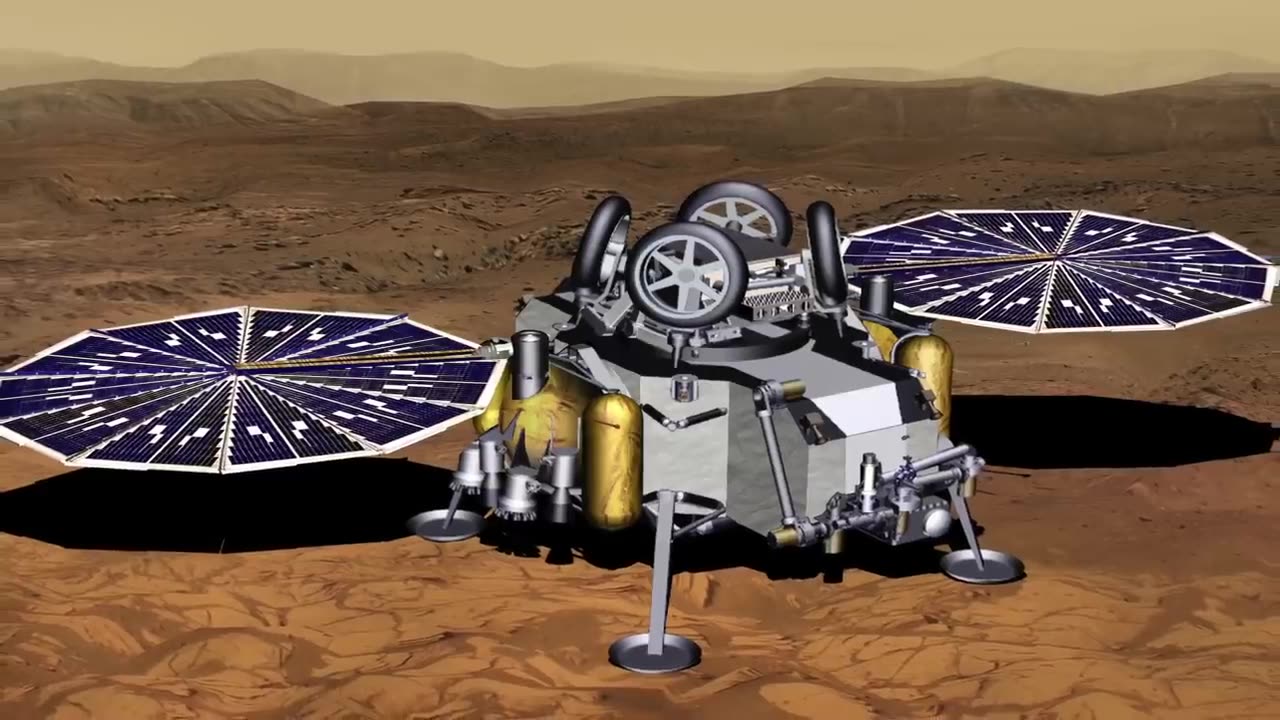 Mars Sample Return Conceptual Animation