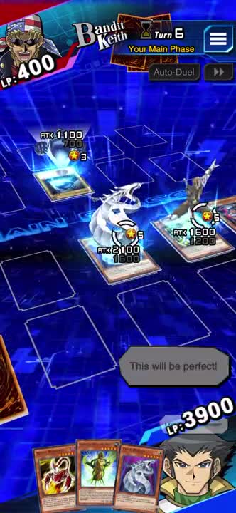 Xyz Summoning Tiras, Keeper of Genesis | Yu-Gi-Oh! Duel Links (Rage of Volcano SR Card)