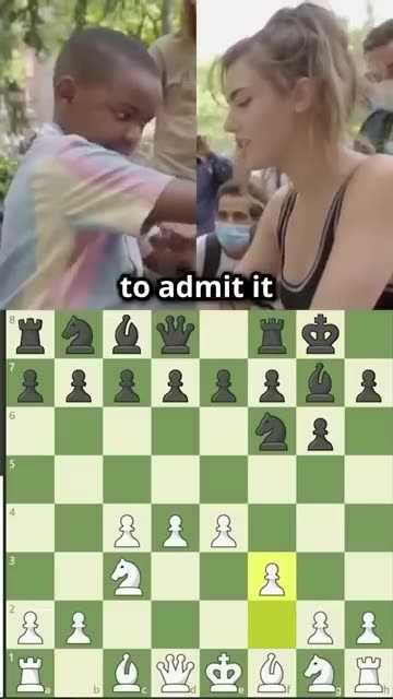 Trash talking chess master