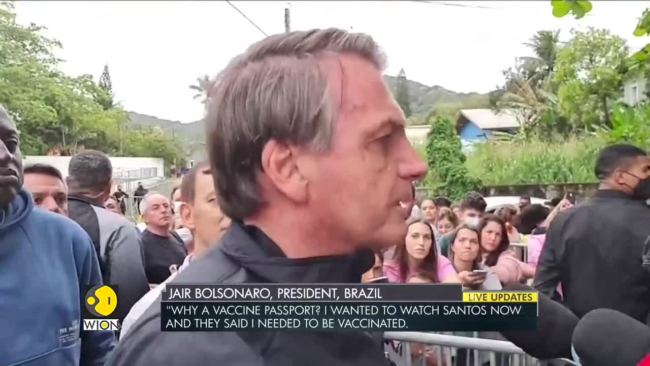 Unvaccinated Brazil president Bolsonaro denied entry into the stadium | World News | Jair Bolsonaro