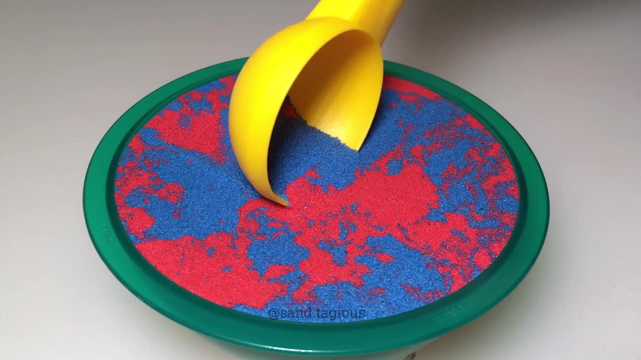 Very Satisfying and Relaxing Compilation 148 Kinetic Sand ASMR